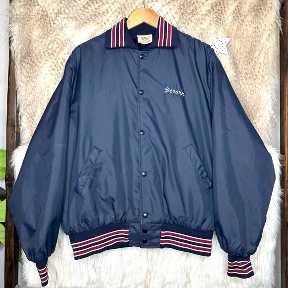 Vintage Washington Trail Riders Association Bomber Varsity Jacket - Picture 1 of 4